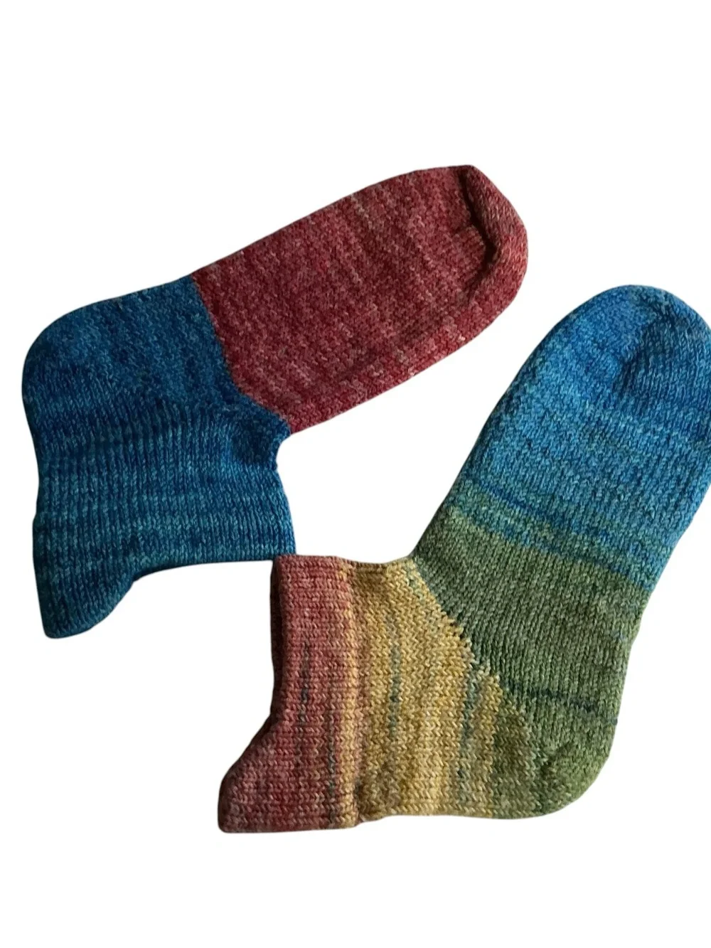 Sybil Quirky Birki Frankensox wool blend handcrafted ankle socks 7-8.5 NWT